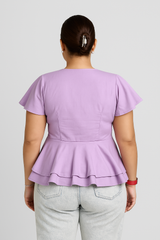 blusa fiore plus size