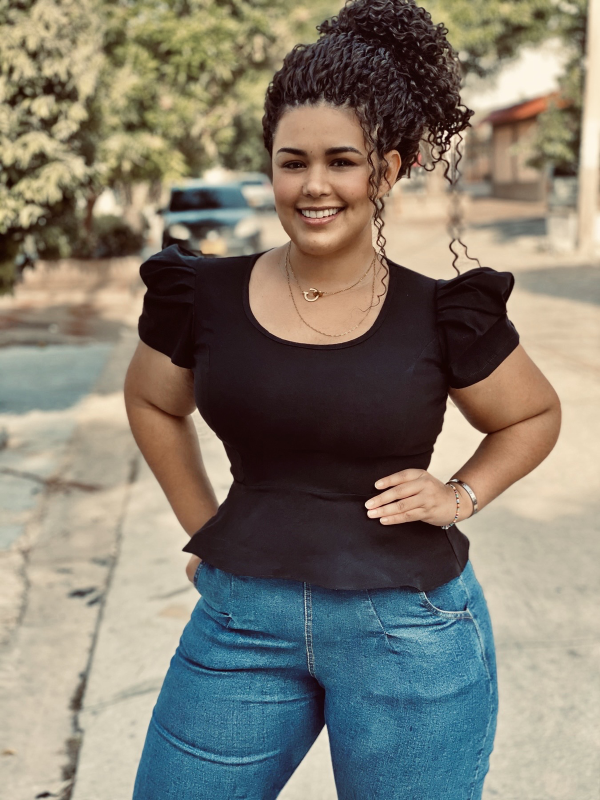 Blusa Guette moldeadora negra
