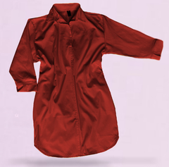 Vestido Talego Mango Light Rojo