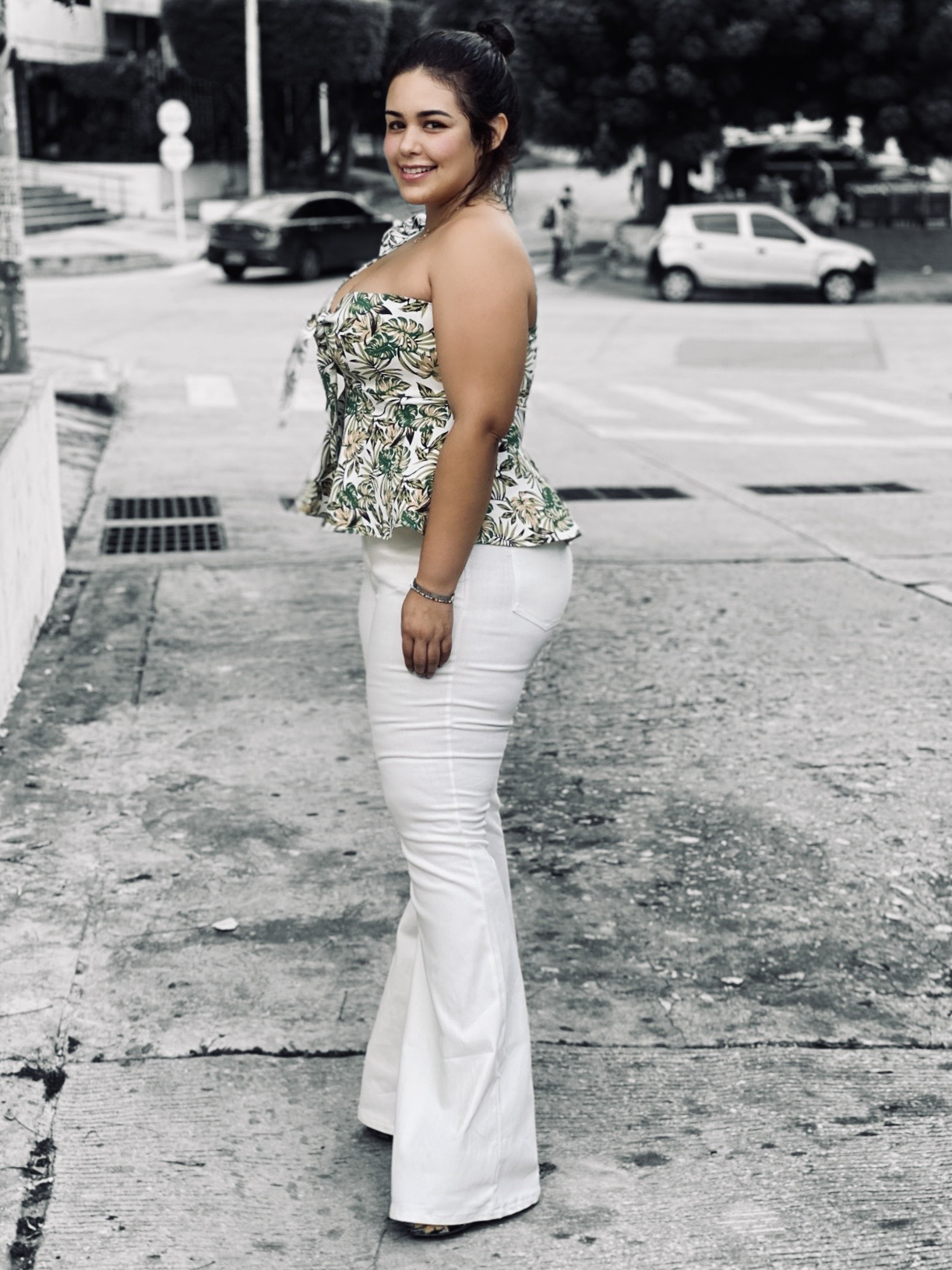 Pantalón Super Campana Blanco