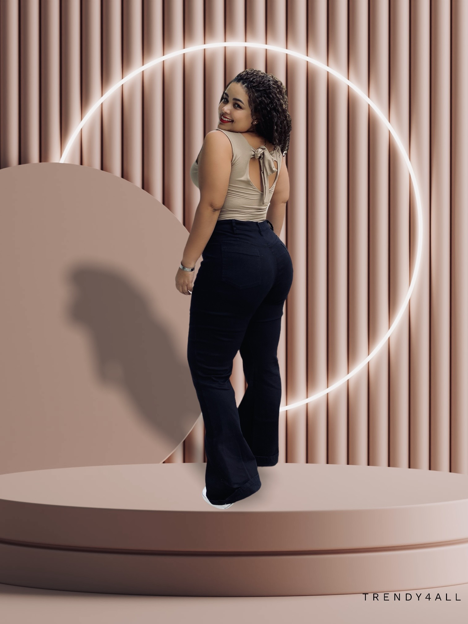 Pantalón Super Campana Negro