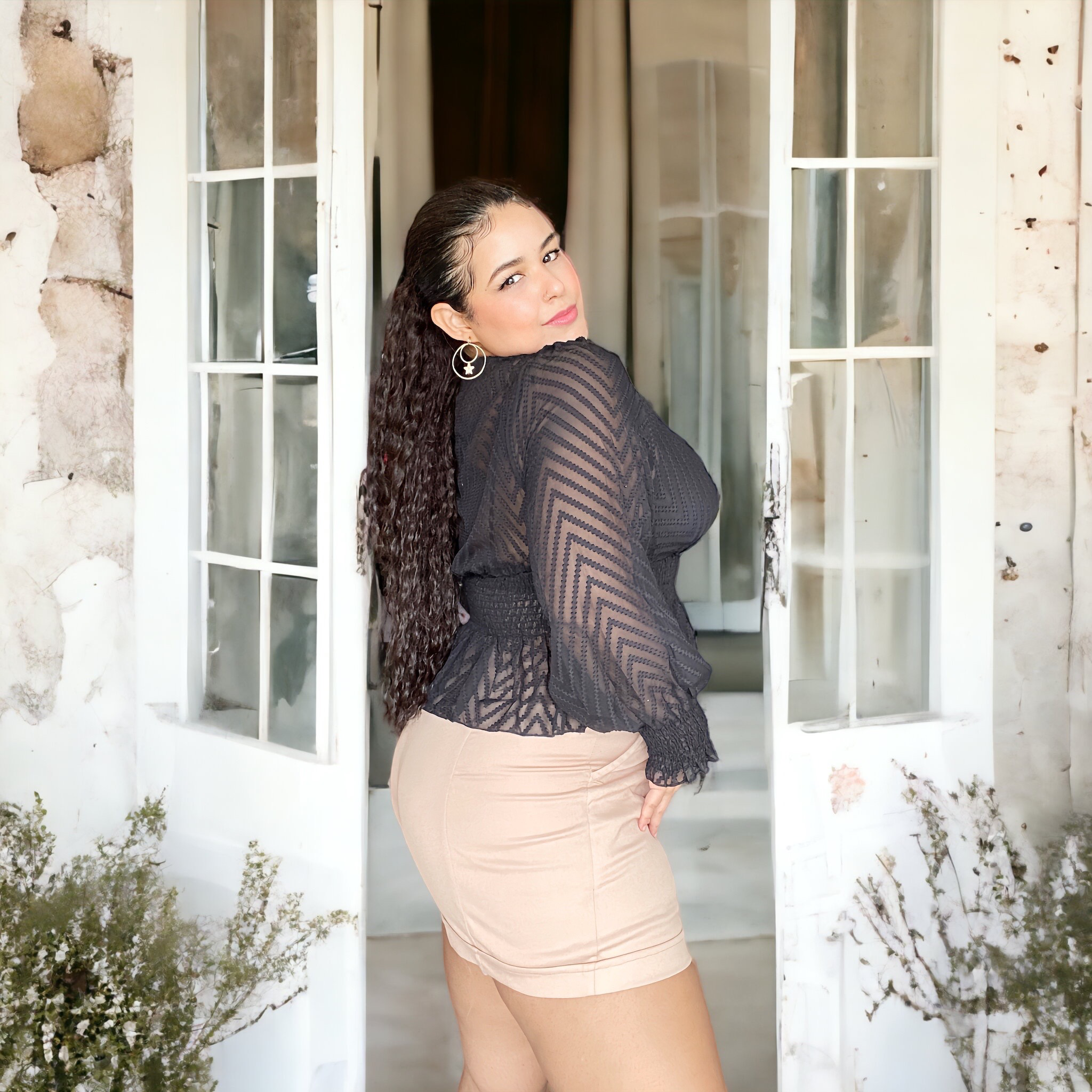 Short Moldeador con control de abdomen stretch caqui