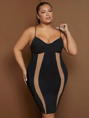 Vestido ajustado con tirantes