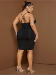 Vestido ajustado con tirantes