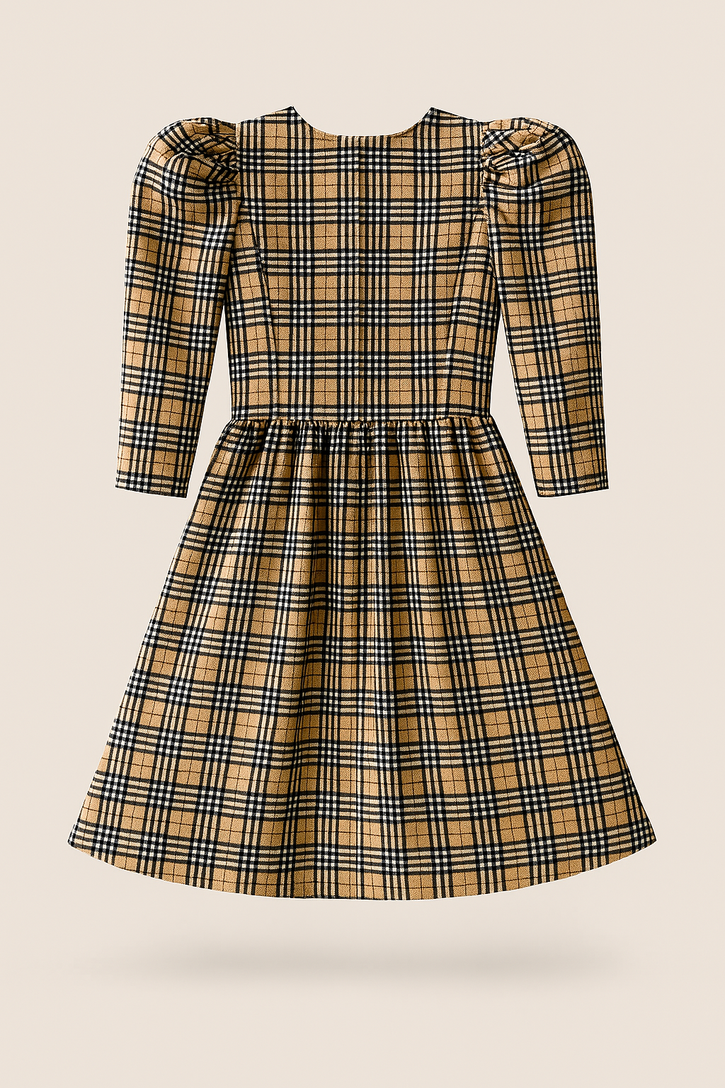 Vestido Chocolate Mosaico