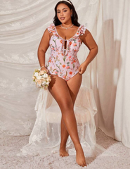 Traje de baño floral