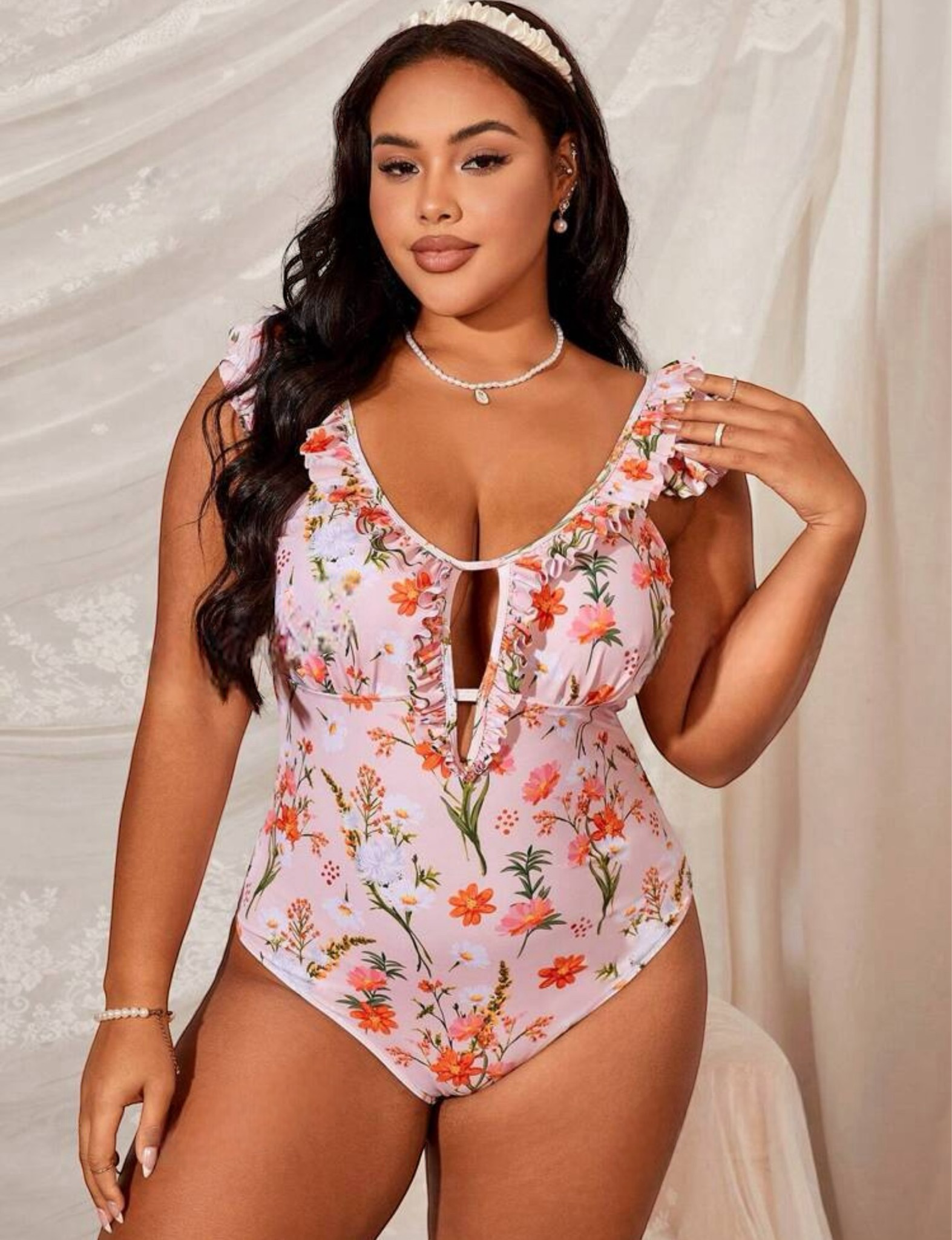 Traje de baño floral