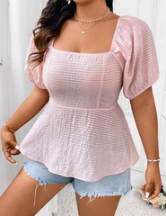 Blusa princesa con moño trasero