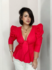 Blusa Victoria roja