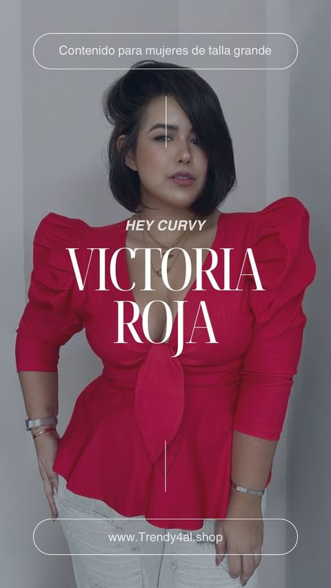Blusa Victoria roja