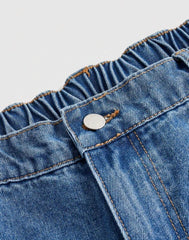 Jean bota ancha con moños