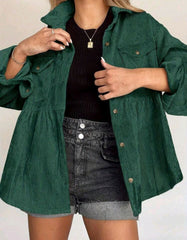 blusa de botones oversize
