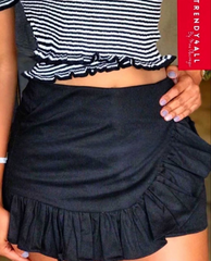 Falda Short Con Control De Abdomen