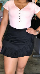 Falda Short Con Control De Abdomen