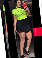 Falda Short Con Control De Abdomen