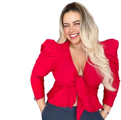 blusa roma plus size