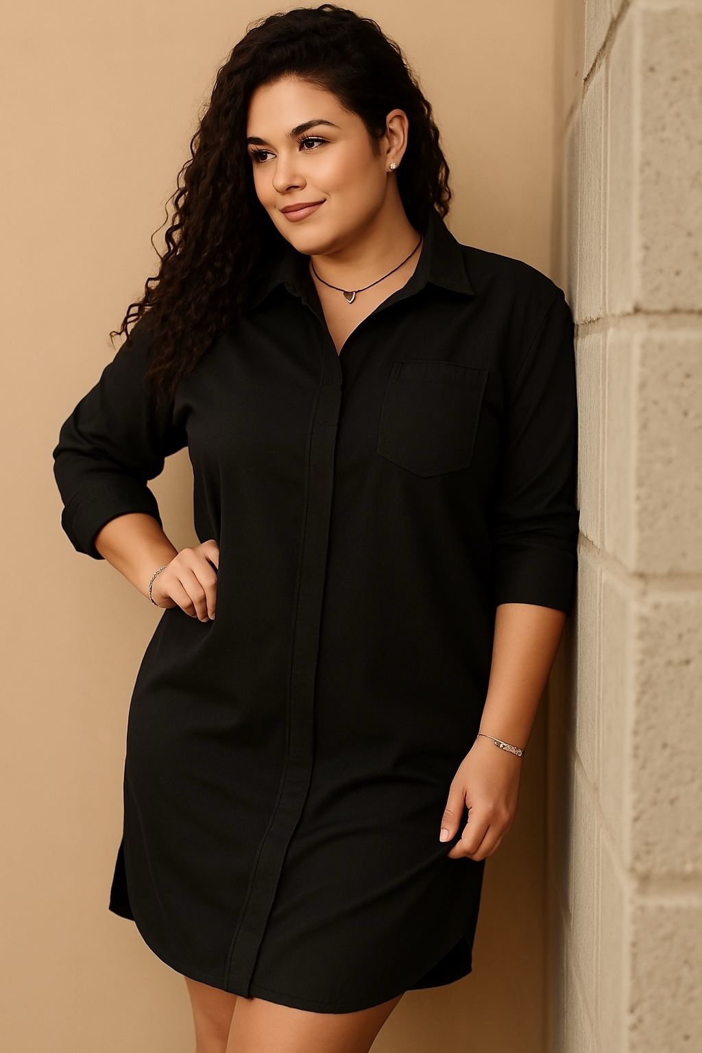 Vestido Talego Boyfriend negro