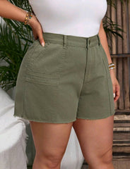 Short tipo cargo verde