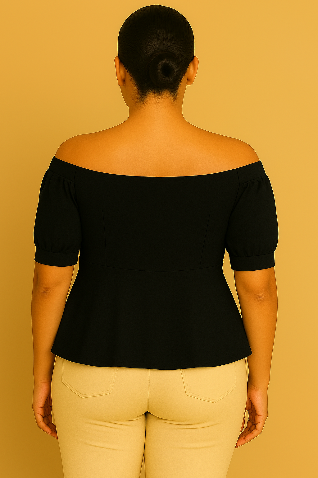 Blusa pitalla negra