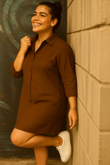 Vestido Talego Boyfriend mocca